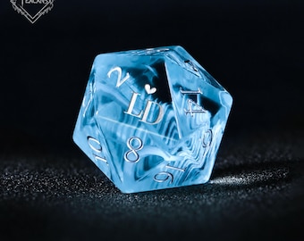 Personalisierte gebürstete Glas-D20-Würfel - personalisierte Hochzeit D20, du bist meine beste Rolle, Jubiläumsgeschenke