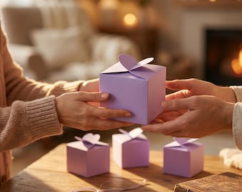 Printable Gift Box Templates – A2, A3, A4, A5 Sizes (Digital Download)