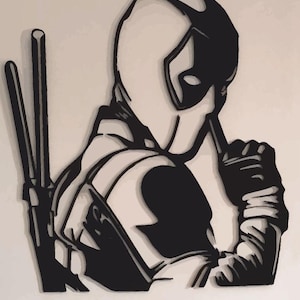 DP Superhero Cartoon DXF digitaal bestand laser cnc plasma waterjet teken uitsnijding metaal