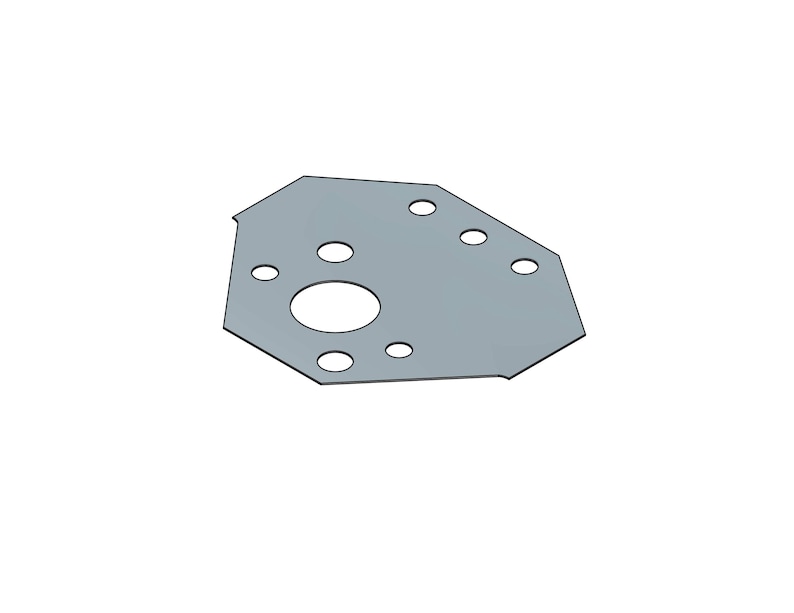 Fastener Dxf File Dzus Single Rail Fastener Quarter Turn DXF Digital File Laser Cnc ...