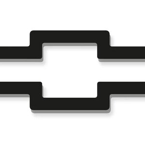 Chevrolet Sign DXF digital fil laser cnc plasma vattenstråle utskärning metall