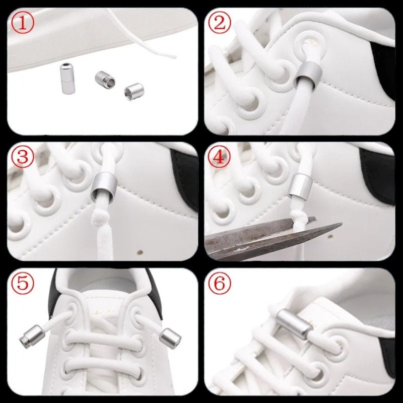 No Tie Shoe Laces Multiple Colour Lazy Shoe Laces Etsy New Zealand