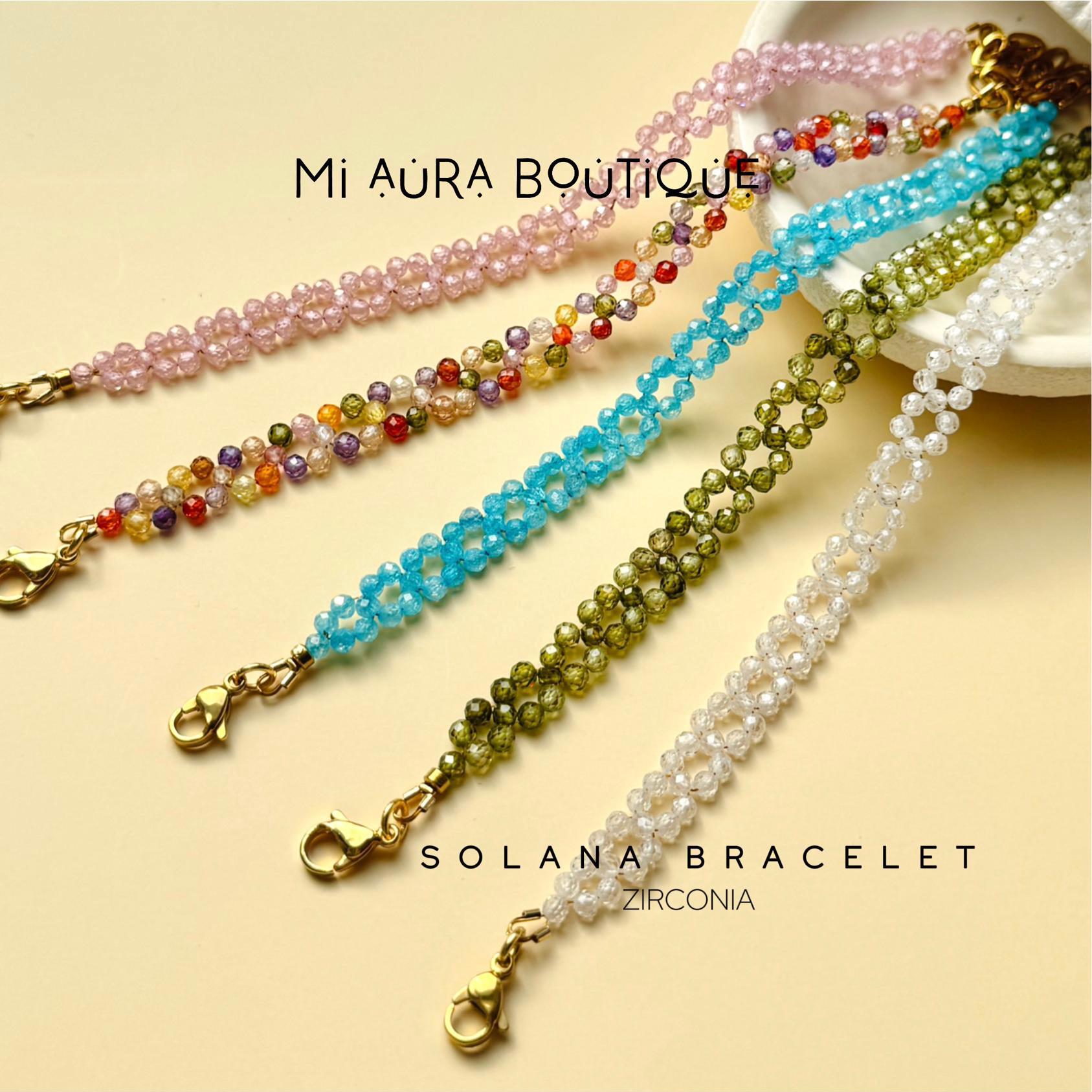 Sparkling 3mm Zircon Beaded Bracelets | Unique Multi-Strand Design | Luxury Women's Jewelry | Elegant Fashion Accessories | Gift For Her