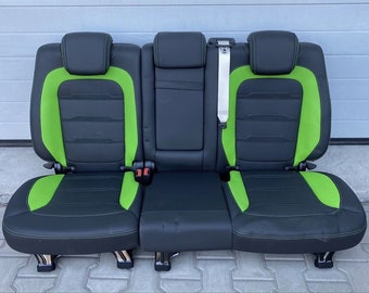 Mercedes Benz AMG G63 rear rear seats Black Green