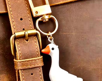 Silly Goose Bag Charm - Goose Charm - Goose Keychain - Cute Keychain - Gift