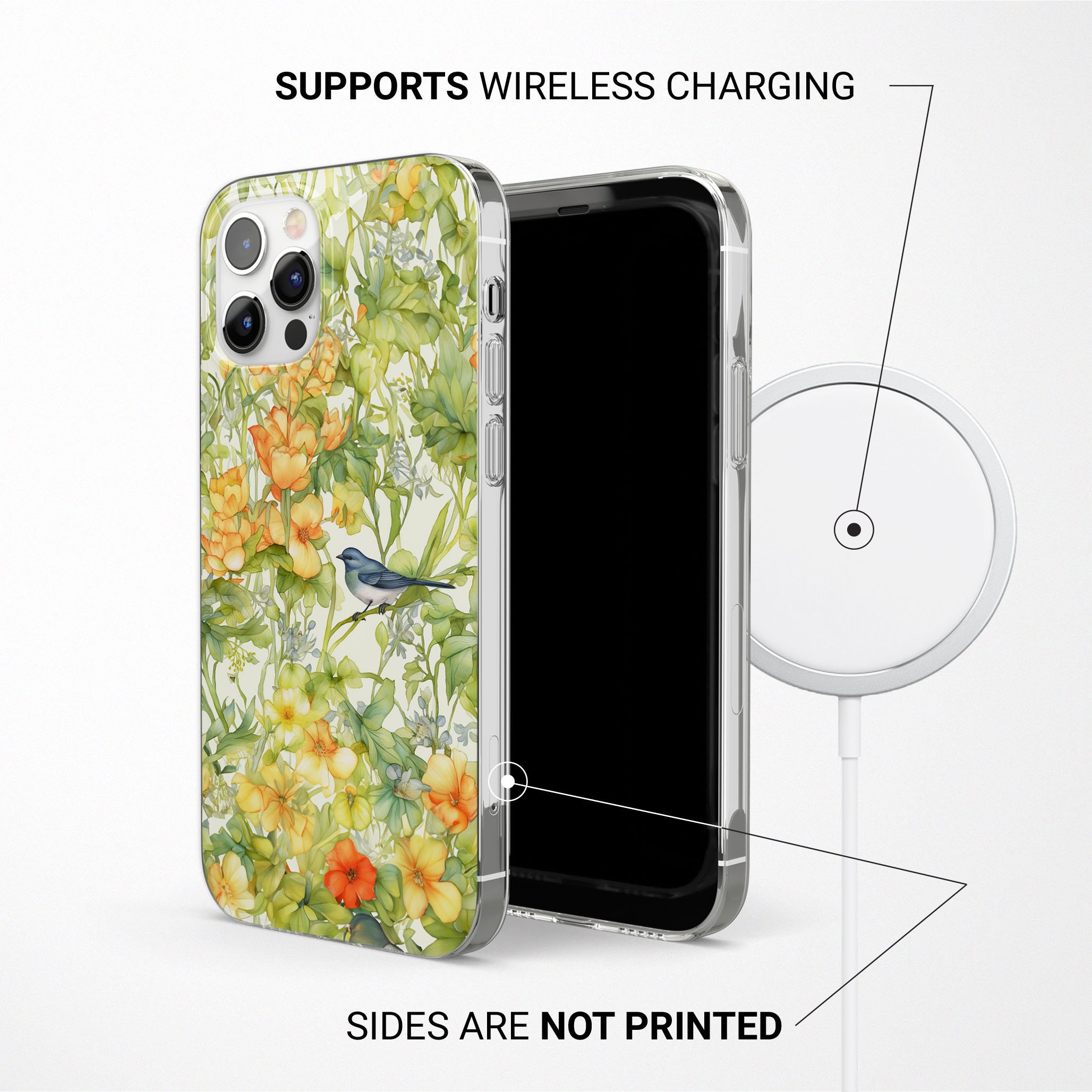 Spring Phone Cases Spring Flowers Phone Case Fits Samsung S25 S24 FE S23 Plus S22 S21 S20 ...