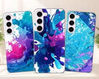 Abstract Paint Art Cover fits Samsung S25 FE, S24, S23, S22, S21, S20 fit Samsung A56, A55, A54, A53, A36, A35, A34, A17, A16, A15, A14, A26