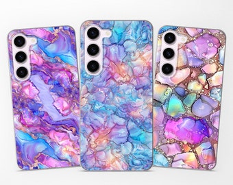 Holographic Glitter style Case Cover fits Samsung S24 Ultra S23 Plus S22 S21 S20 FE fit Samsung A54 53 A52s A34 A15 A14 A13 A12 A35 A55 A05