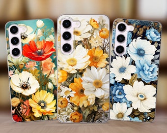 Flowers Wonderful Phone Case fits Samsung S25 S24 FE S23 Plus S22 S21 S20 FE fit Samsung A56 A53 A52s A36 A15 A14 A26 A16 A35 A55 A17