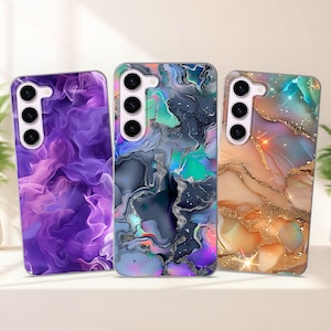 Holographic its print Style Case Cover fits Samsung S25 S24 FE S23 Plus S22 S21 S20 FE fit Samsung A56 A53 A52s A36 A15 A14 A26 A16 A35 A55