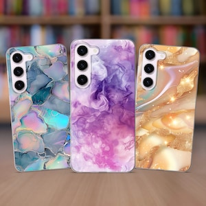 Holographic its print Case Cover fits Samsung S25 S24 FE S23 Plus S22 S21 S20 FE fit Samsung A56 53 A52s A36 A15 A14 A26 A16 A35 A55