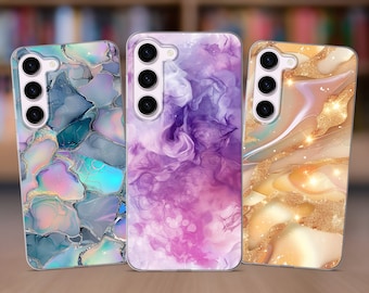 Holographic its print Case Cover fits Samsung S25 S24 FE S23 Plus S22 S21 S20 FE fit Samsung A56 53 A52s A36 A15 A14 A26 A16 A35 A55 A17