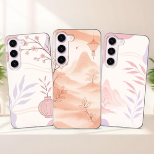 Japanese Landscape Phone Case fits Samsung S25 S24 FE S23 Plus S22 S21 S20 FE fit Samsung A55 A54 A53 A36 A35 A34 A16 A15 A14 A26 A56