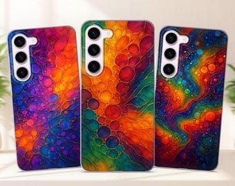 Abstract Art Design Phone Case fits Samsung S25 S24 FE S23 Plus S22 S21 S20 FE fit Samsung A55 A54 A53 A36 A35 A34 A16 A15 A14 A26 A56 A17