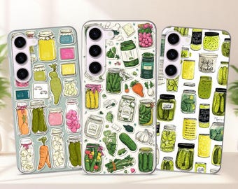 Pickles Phone Case Brine Cover fits Samsung S25 S24 FE S23 Plus S22 S21 S20 FE fit Samsung A56 A55 A54 A53 A36 A35 A34 A16 A15 A14 A26 A17
