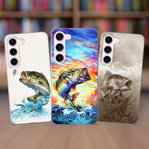 Angeln Handyhülle passend für Samsung S25 S24 FE S23 Plus S22 S21 S20 FE passend für Samsung A25 G5 A56 A53 A52s A36 A15 A14 A26 A16 A35 A55