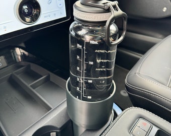 Cup Holder Extension for Ford Mustang Mach-E - Fits Hydro Flask & Large Water Bottles - Custom Fit