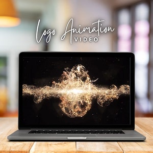 Golden Particles Logo Reveal Luxurious Logo Intro Logo Animation with music