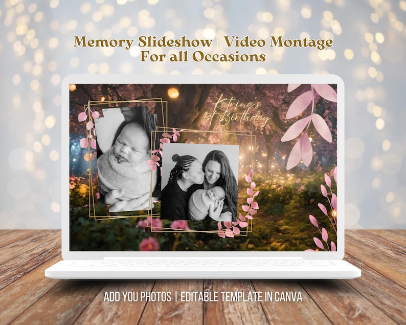 Animated Photo Slideshow: Custom Video Montage Template (digital ...