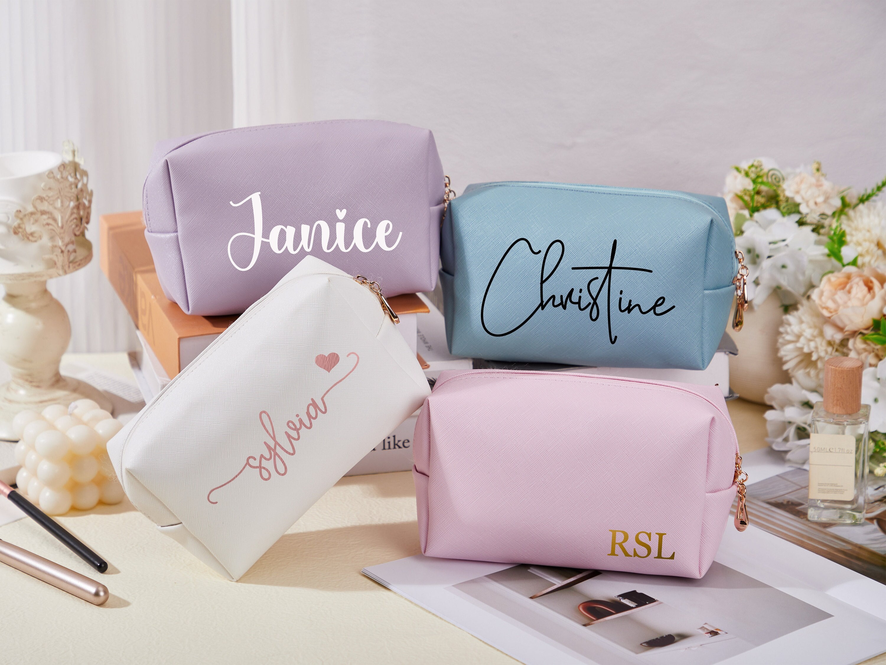 Glitter Mum Makeup Bag Makeup Bag Target BLACK PERSONALISED MAKE