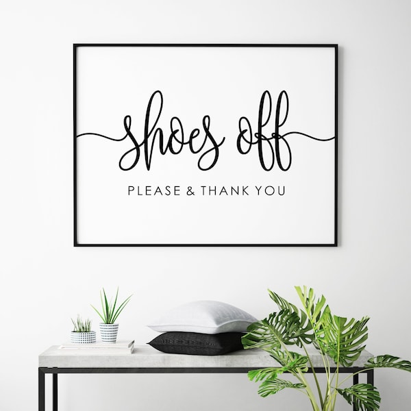 Shoes Off Sign, Printable Wall Art, Remove Shoes Sign, Take Shoes Off Please, Hallway Decor, Entry Room Art, Take Off Your Shoes, Home Decor