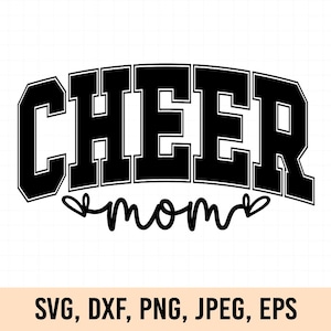 Cheer mom svg, Cheer mom png, Cheerleader svg, Team spirit svg, Cheer mom shirt svg, Cheer life svg, Mom life svg, Cheerleader mom svg