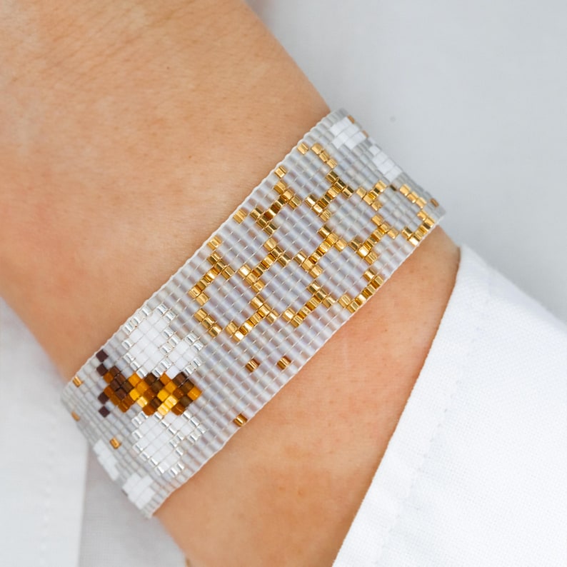 PDF-mönster för armband med pärlvävstol för Miyuki delica 11/0, DD - 020 bild 11