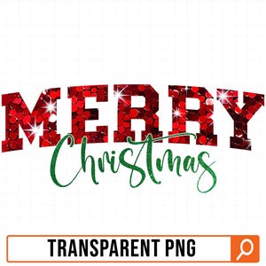 Christmas glitter png, Merry Christmas png, Retro Christmas png, Merry varsity Png, Santa Claus png, Sublimation png, Christmas quote png