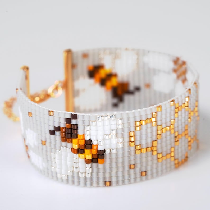 PDF-mönster för armband med pärlvävstol för Miyuki delica 11/0, DD - 020 bild 2