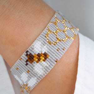 PDF-mönster för armband med pärlvävstol för Miyuki delica 11/0, DD - 020 bild 9