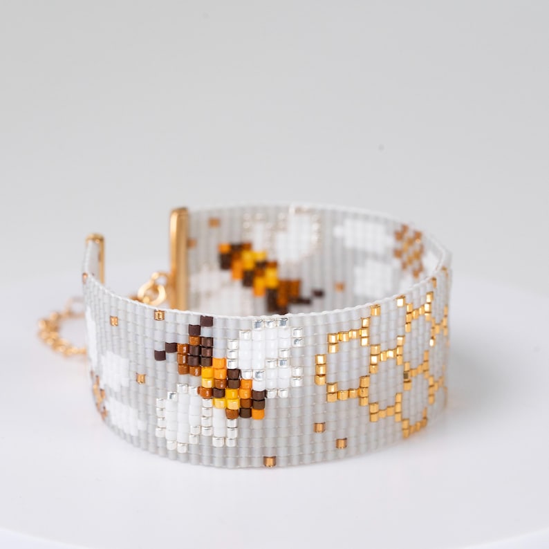 PDF-mönster för armband med pärlvävstol för Miyuki delica 11/0, DD - 020 bild 10