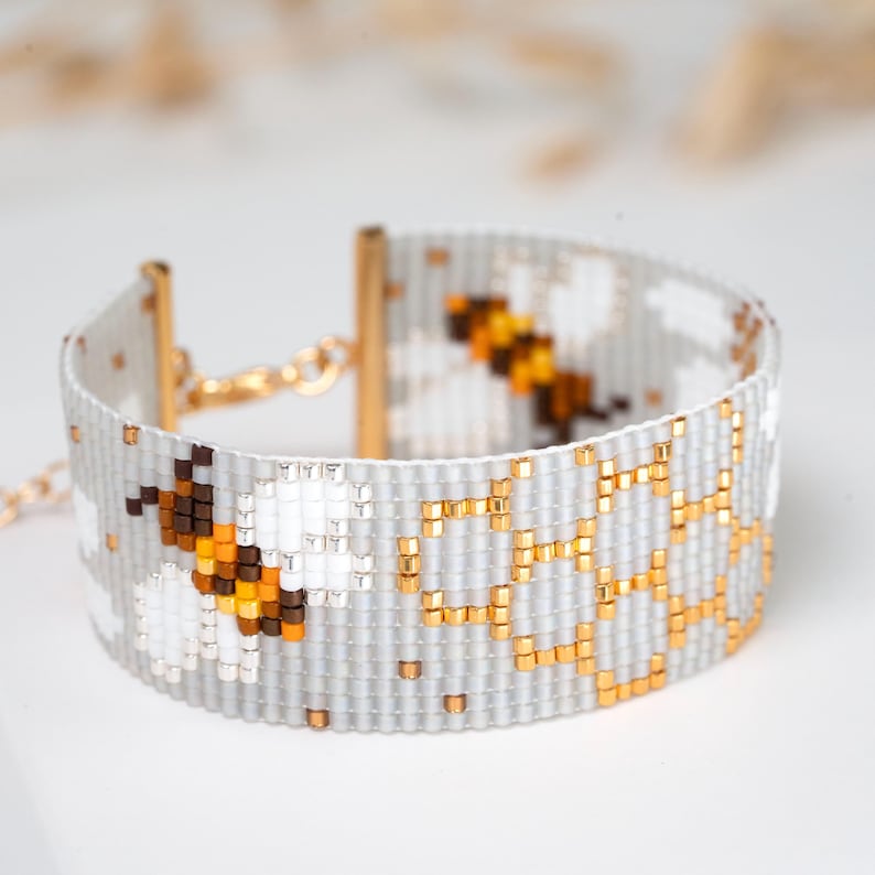 PDF-mönster för armband med pärlvävstol för Miyuki delica 11/0, DD - 020 bild 8