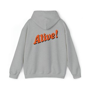 Alive! Nostalgia Retro 70&#39;s 80&#39;s 90&#39;s Spin on Classic Newport Funny Unisex Heavy Blend™ Hooded Sweatshirt