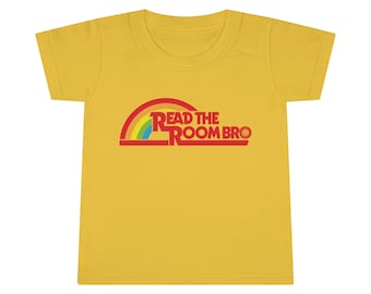 Read the Room Bro Toddler / Kids T-shirt, funny, 80's Reading Rainbow, Retro Kids shirts, Trendy clothes, Kids Birthday gifts, Cool toddler