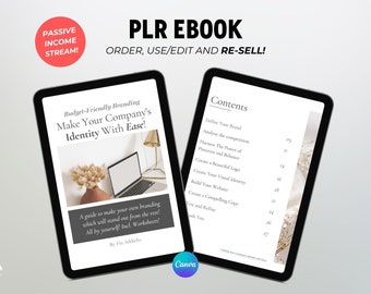 PLR eBook Budget-Friendly Branding, Make Your Brand Identity With Ease! Private Label Rights | Do It Yourself | Budget Friendly Logo Design