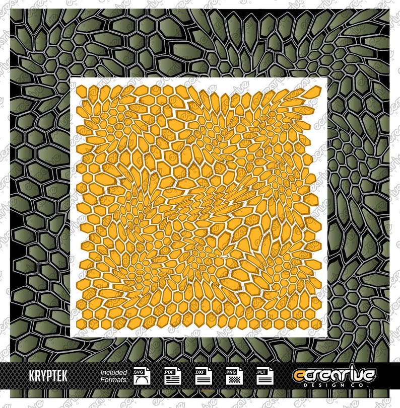 KRYPTEK Camo Cerakote Stencil Digital Template SVG DXF - Etsy