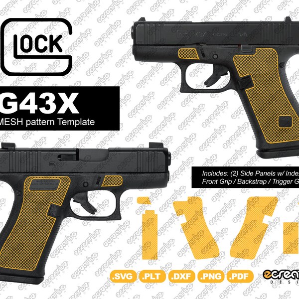 Glock Laser Template Etsy