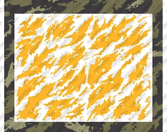 Plantilla digital RIDGELINE Camo Cerakote SVG DXF