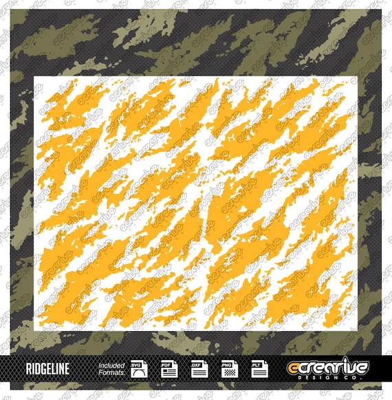 RIDGELINE Camo Cerakote Stencil Digital Template SVG DXF - Etsy