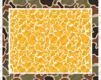 Plantilla digital Cerakote de camuflaje de cazador de patos SVG DXF
