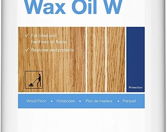 Bona Wax Oil w, aceite natural resistente para el mantenimiento del parquet aceitado y encerado. lt1