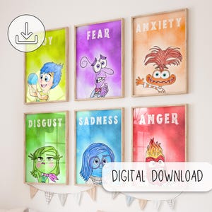 Inside Out Phrase Poster, Inside Out Party Tischdekoration, Inside Out Kinderzimmer Druck, Inside Out Geburtstagsschild, Inside Out Karten, Inside Out Art