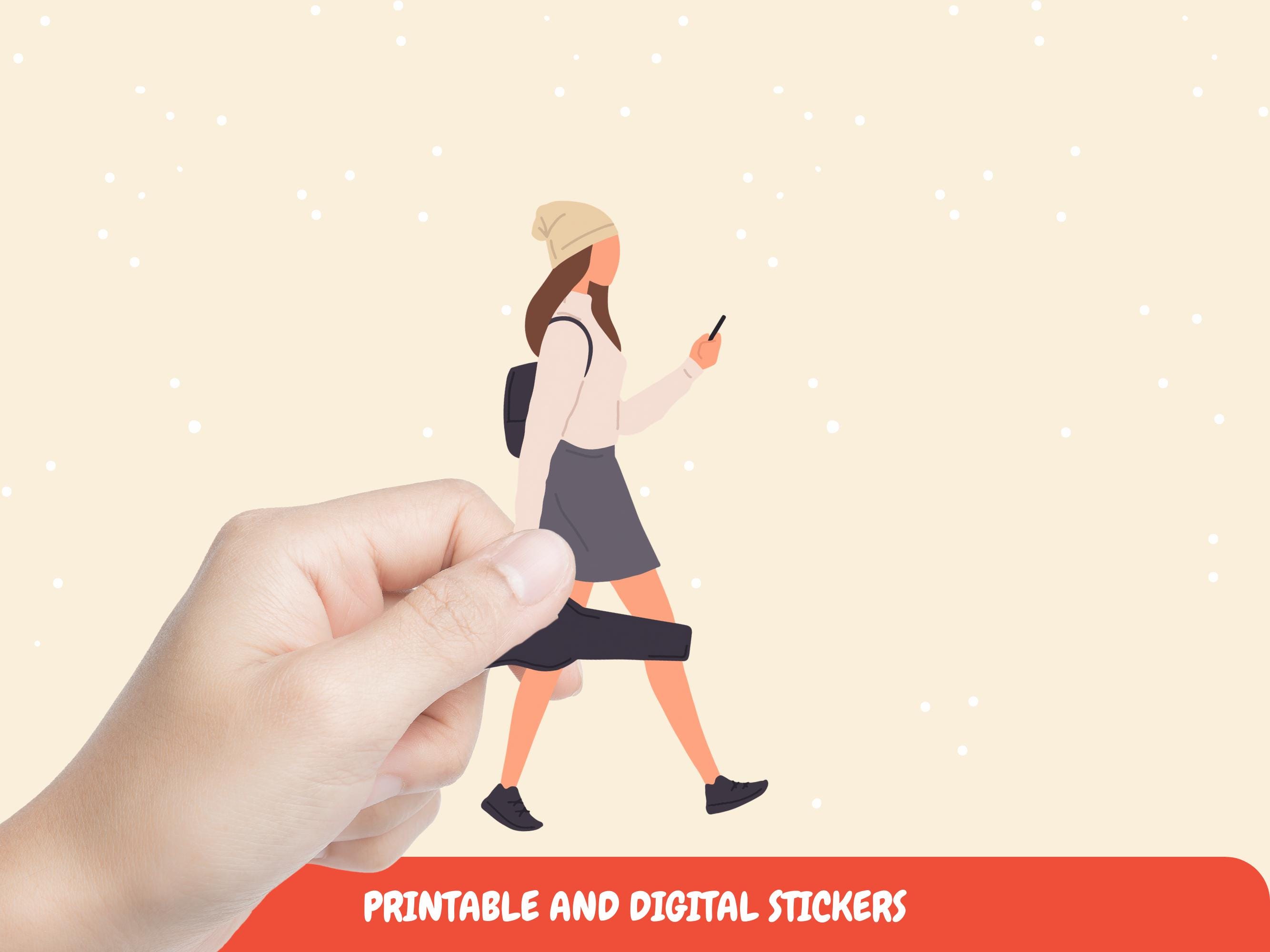 Illustration Cartoon Printable Stickers PNG, 169 Illustration Cartoon ...