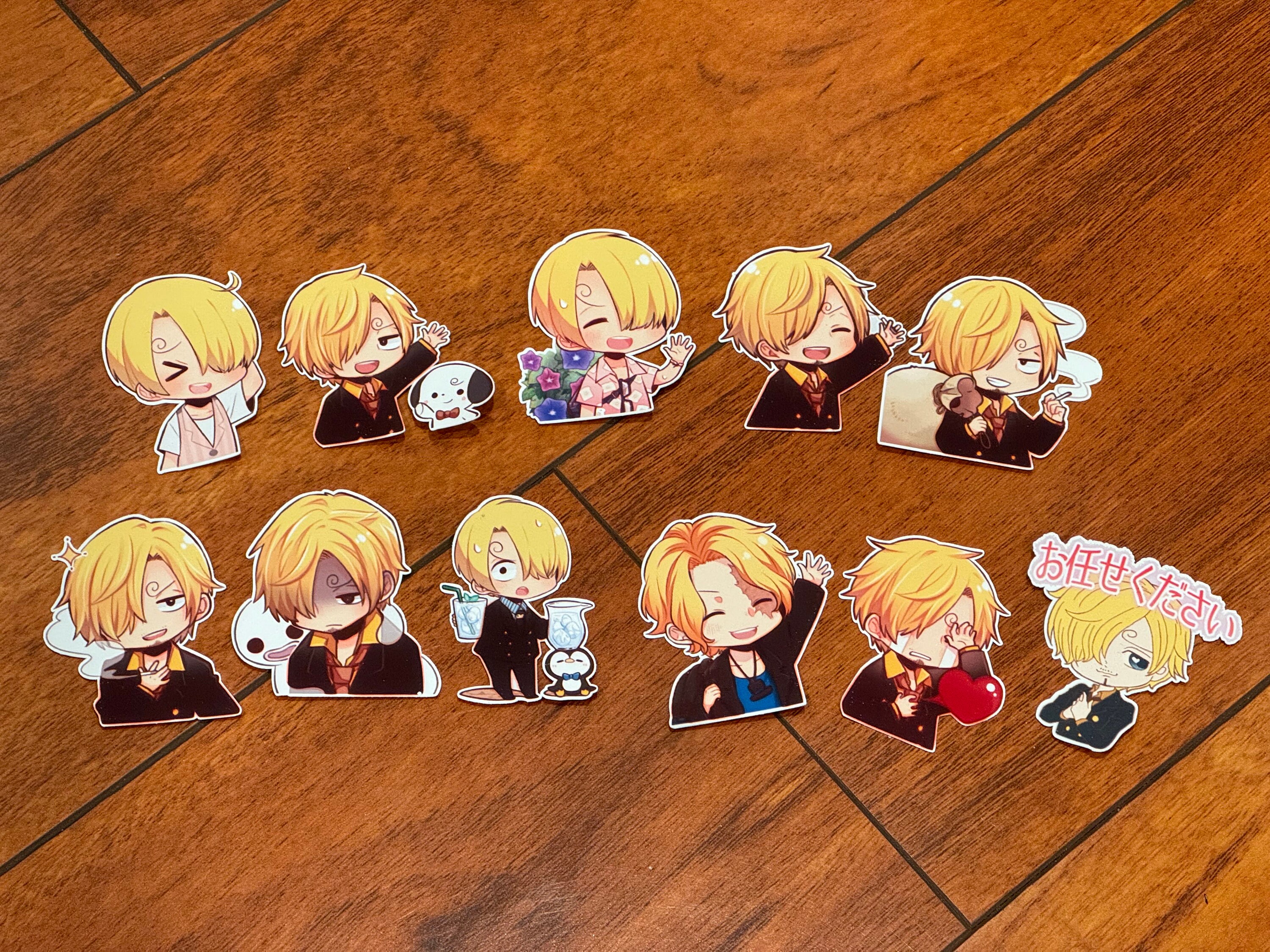 Sanji Logo Stickers for Sale