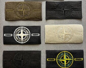 STONE ISLAND Badge with 2 buttons (Free Worldwide Delivery)