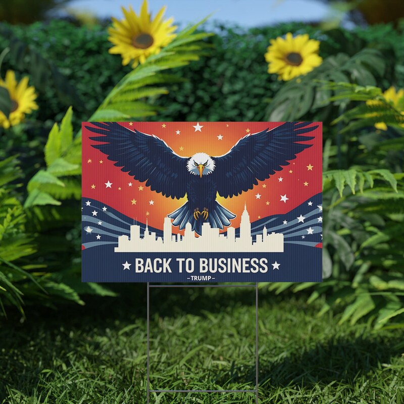 Printable Trump Yard Sign Etsy