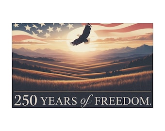 Pegatina patriótica para parachoques conmemorativa del 250 aniversario de la libertad (19 x 11 cm). Imán para nevera conmemorativo del 250 aniversario de Estados Unidos. Decoración para el hogar. Regalo ideal para celebrar el 250 aniversario de EE. UU.