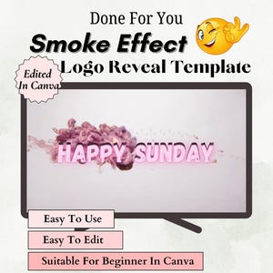 Smoke Logo Reveal Logo Intro,Corporate Smoke Logo Reveal,Smoke Animation,Customizable Smoke Logo Template, Professional Smoke Logo Animation