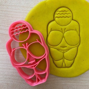 Venus av Willendorf Kakform, Symbol Museum Paleolitisk Kakform Bakelse Fondant Deg Kakform, Kvinna Kvinna Gudinna Konst
