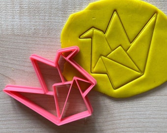 Origami Crane Cookie Cutter, Origami Bird Paper Biscuits Cutter
